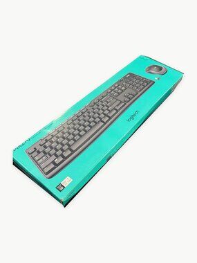 Logitech MK270 Wireless Keyboard & Mouse Combo - Black